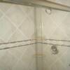 Master bathroom tubsurround with diagonal pattern and mosaic.(porcelain Tile )